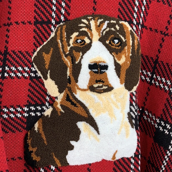 Urban Outfitters Red Plaid Crewneck Sweater - Picture 3 of 8